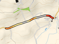 Flookburgh Road von Allithwaite