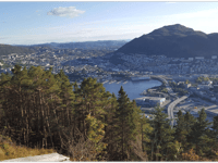 Fløyen desde Bergen