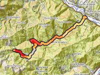 Foce di Bucine from Turritecava via Pascoso