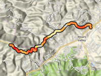 Foothills Parkway von Wears Valley