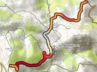 Forcella di Acciano da Svolte di Popoli
