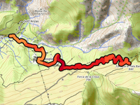 Forcella di Pala Barzana depuis Andreis