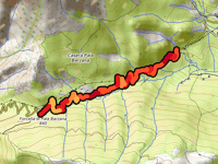 Forcella di Pala Barzana depuis Poffabro
