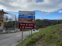 Formignano depuis Borello par Via Formignano