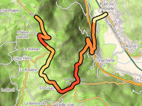 Fort de Rupt z Rupt-sur-Moselle przez Col du Mont de Fourche
