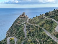 Forza d'Agrò vanuit Sant'Alessio Siculo