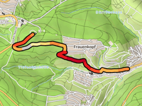 Frauenkopf via Untere Berghalde
