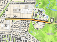 Frederiksberg Bakke via Roskildevej