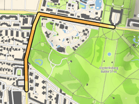 Frederiksberg Bakke via Søndre Fasanvej