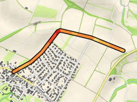 Friedensstrasse from Adolzfurt