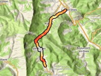 Fronchères / Col de Prémol from Luc-en-Bois