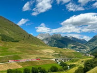 Furkapass from Realp