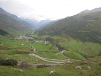 Furkapass von Realp