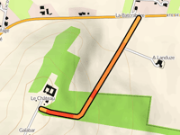 Galabar przez Chemin de la Tour