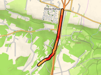 Gamla Riksvägen da Östra Karup