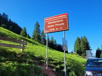Gampenpass / Passo Palade from Fondo