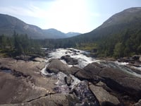 Gaularfjellet von Viksdalsvatnet