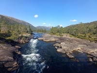 Gaularfjellet von Viksdalsvatnet
