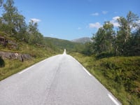 Gaularfjellet von Viksdalsvatnet