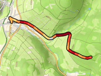 Gebirgsstein von Oberbach
