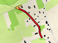 Gebirgsstrasse von Beiersdorf
