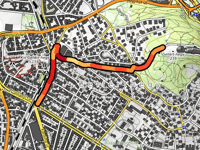 Gellért-hegy / Citadella via Alsóhegyi út
