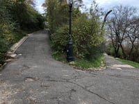 Gellért-hegy / Citadella über Szabó Dezső sétány
