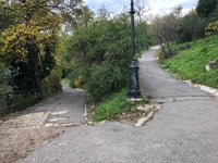 Gellért-hegy / Citadella über Szabó Dezső sétány