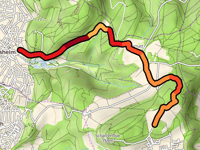 Gempenturmstrasse da Arlesheim via Stollenhäuser