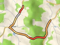 Geresdorfer Berg z Geresdorf przez Kiesried