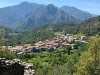 Ghisoni depuis Réservoir de Trévadine