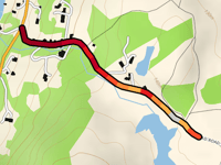 Ghyll Head Road von Windermere
