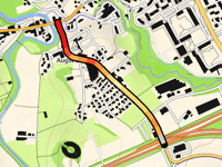 Giebenacherstrasse von Kaiseraugst