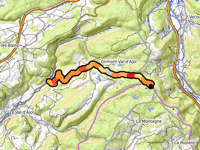 Le Girmont d'Amont von Faymont über Girmont-Val d'Ajol
