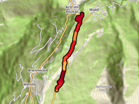 Gischlewies z Arzl im Pitztal przez Leiner Mühlweg