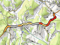 Gleichenberger Strasse from Riegersburg