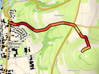 Goldknapp von Route d'Erpeldange
