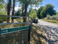 Goodings Lane from East Garston