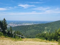 Góra Chełm from Myślenice