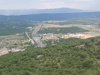 Gornje Jelenje vanuit Zračno pristanište Grobnik