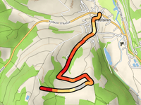 Götzberg da Mittelsinn via Brachetalstrasse