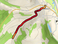 Götzberg da Mittelsinn via Fellenbergstrasse