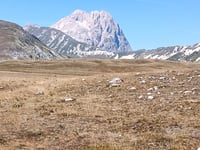 Gran Sasso d'Italia / Campo Imperatore from Lago Racollo