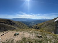 Gran Sasso d'Italia / Campo Imperatore from Bazzano