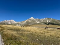 Gran Sasso d'Italia / Campo Imperatore from Bazzano