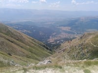 Gran Sasso d'Italia / Campo Imperatore from Bazzano