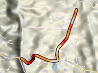 Grandview Road via Cove Road