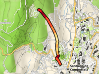 Granxa do Xesto via Rúa do Carme de Abaixo