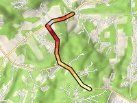 Gravel Hill Road from Plattenburg