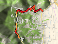 Greccio via Val dei Frati